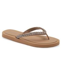 Tory Burch - Kira Chain Flip Flop - Lyst