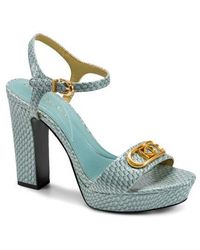 Donna Karan - Shepard Ankle Strap Platform Sandal - Lyst