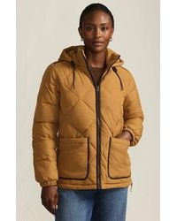 Lands' End - Featherfree Insulated Diamond Quilted Jacket - Lyst