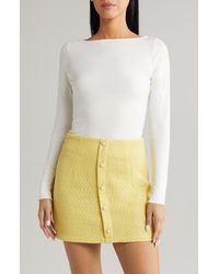 All In Favor - Boat Neck Jersey Top In At Nordstrom, Size X-small - Lyst