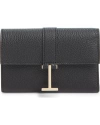 Tom Ford - Kara Grain Leather Compact Wallet - Lyst