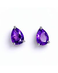 Zuvan - Teardrop Stud Earrings - Lyst