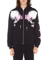 Cult Of Individuality - Cotton Graphic Zip-up Hoodie - Lyst
