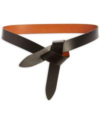 Isabel Marant - Lecce Knotted Reversible Leather Belt - Lyst