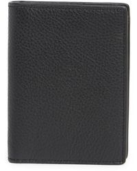 Nordstrom - Pebble Leather Bifold Card Case - Lyst