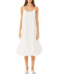 Find Me Now - Bubble Hem Cotton Poplin Sundress - Lyst