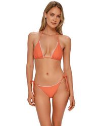 Swim Systems - Pom Pom Triangle Bikini Swimsuit Top - Lyst