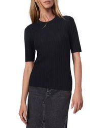 Rag & Bone - Tina Short Sleeve Merino Wool Sweater - Lyst