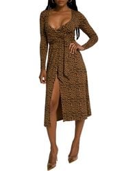 ae long sleeve wrap dress