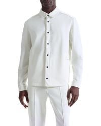 Bugatchi - Soft Touch Snap-Up Shirt - Lyst