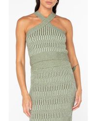 Roxy - Gemma Halter Sweater Tank - Lyst