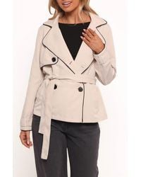 Petal & Pup - Franklin Tipped Crop Trench - Lyst