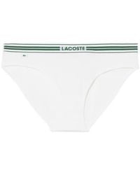 Lacoste - Stretch Cotton Bikini Briefs - Lyst