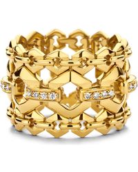 DRIES CRIEL - Diamond Link Ring - Lyst