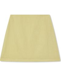VIR VITA - Ines Linen Mini Skirt - Lyst