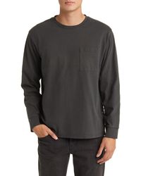 Rails - Cyd Long Sleeve Cotton Pocket T-shirt - Lyst