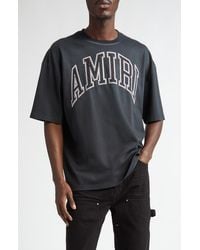 Amiri - Arched Core Logo Oversize Graphic T-Shirt - Lyst