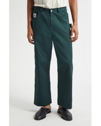 Bode - Knolly Brook Cotton Twill Trousers - Lyst