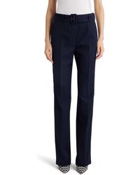 Dries Van Noten - Pulla Belted Tailored Trousers - Lyst