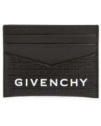 Givenchy - 4g-motif Leather Card Case - Lyst