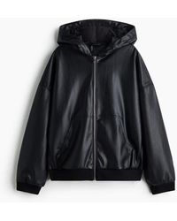 H&M - Coated Jacket - Lyst