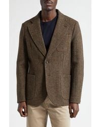 Noah - Harris Tweed Wool Sack Jacket - Lyst