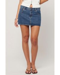 A.Brand - 99 Bella Denim Skirt - Lyst