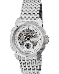 Heritor - Conrad Skeleton Bracelet Watch - Lyst