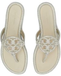 Tory Burch - Miller Knotted Pavé Sandal - Lyst