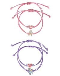 Bluey - Adjustable Friendship Bracelet Set, Heart Charm, 4-Pack - Lyst