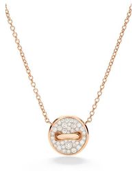 Pomellato - Pom Pom Mother-Of- & Diamond Reversible Dot Pendant Necklace - Lyst