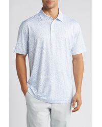 Peter Millar - Fat Tuesday Party Print Performance Golf Polo - Lyst