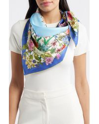 Echo - Summer Bounty Series Silk Square Scarf - Lyst