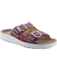 Flexus by Spring Step - Cytheria Platform Wedge Slide Sandal - Lyst