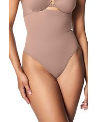Spanx - Spanxsculpt Seamless Power High-Waisted Thong - Lyst
