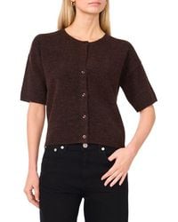 Vince Camuto - Short Sleeve Cardigan - Lyst