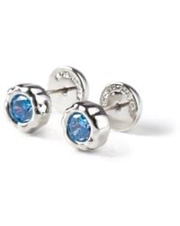 Classicharms - Skyler Molten Cubic Zirconia Stud Earrings - Lyst