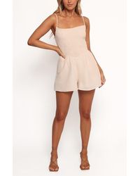 Petal & Pup - Alaric Smocked Romper - Lyst
