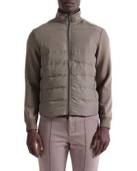 Bugatchi - Soft Touch Quilted Zip-Up Bomber Jacket - Lyst