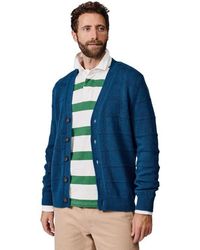 aubi - Rainham V-Neck Checked Cardigan - Lyst