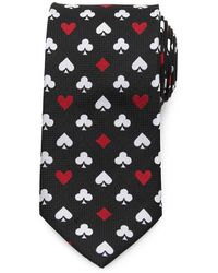 Cufflinks Inc. - Card Suits Jacquard Silk Blend Tie - Lyst