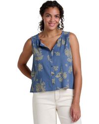 Toad & Co. - Manzana Button Front Tank - Lyst