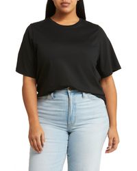 Nordstrom - Relaxed Fit Pima Cotton Crewneck T-shirt - Lyst