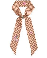 Lost Pattern - Pop Pony Silk Twill Skinny Scarf - Lyst
