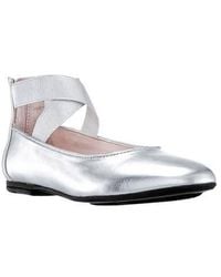 Nina - Marissa Cross Strap Flat - Lyst