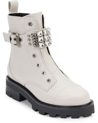 karl lagerfeld women's pavan lace up cold weather boots