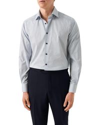 Eton - Contemporary Fit Neat Floral Print Cotton Dress Shirt - Lyst