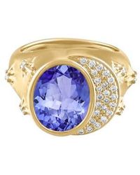 Eden Presley - Celeste Semiprecious Stone & Diamond Pinky Ring - Lyst