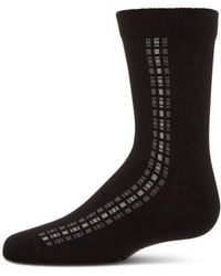 Memoi - Vertical Dashed Line Crew Socks - Lyst
