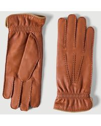 Brunello Cucinelli - Nappa Leather Gloves With Cashmere Knit Lining - Lyst